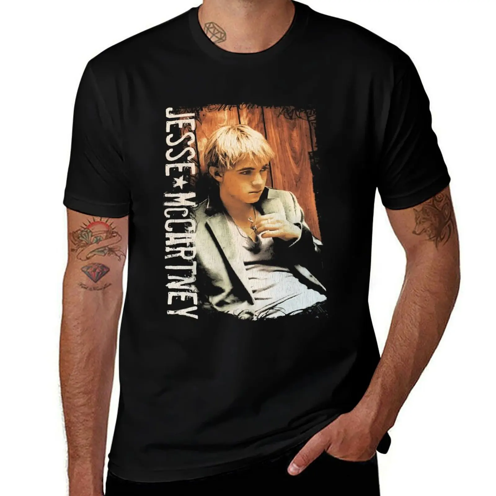 

Jesse Mccartney T-Shirt t shirt man plain t shirt man cotton