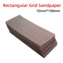 Rectangular Dry Mesh Sand Putty Car Polishing Paper 70/198mm Suitable for MIRKA