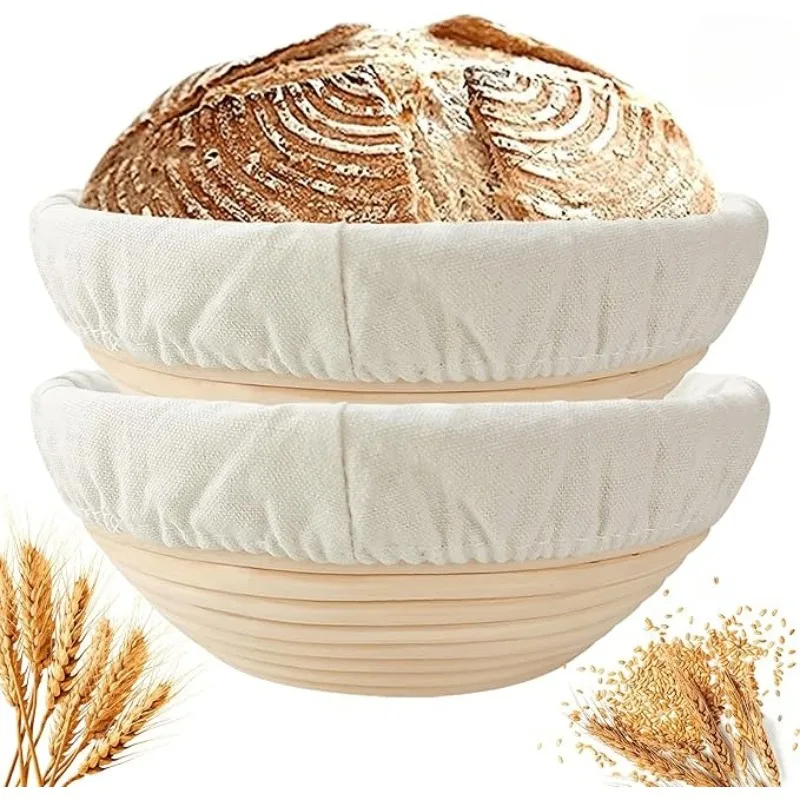 Bread Fermentation Basket PP Dough Proofing Basket Bread Fermentation Baking Pastry Making Home Kitchen Daily Baking Accessories