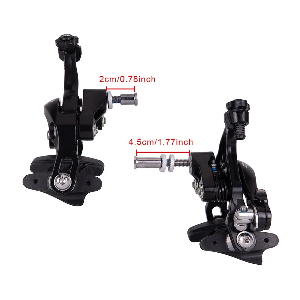 Front and Rear Dual Pivot Aluminum Bike Brake Calipers for Racing Road Bike