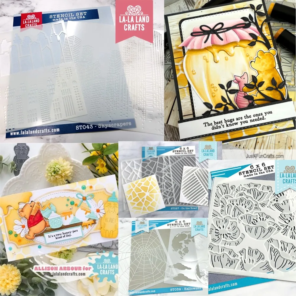 Christmas Snowman and Hexagon Stencil For DIY Scrapbooking Crafts Maker Photo Album Template Handmade Decoration for 2025 new
