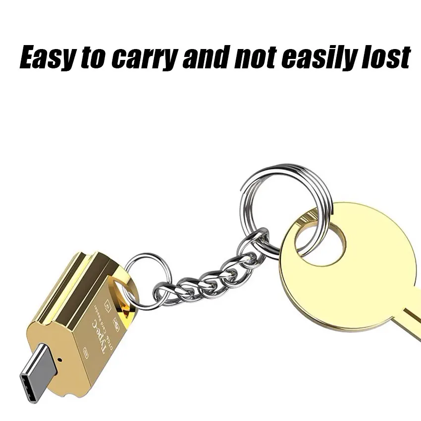 

2-in-1 USB C Card Reader External U Disk TF Memory Card Reading For Samsung Xiaomi Phone PC Laptop Accessories OTG Converter