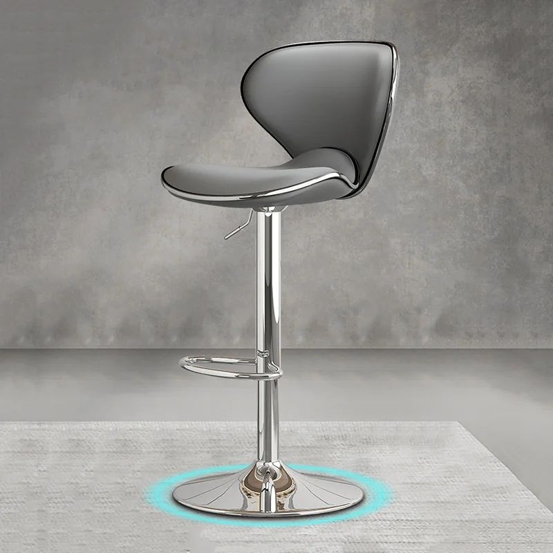 

Регулируемые поворотные барные стулья для ресторана, кухни, гостиной, удобные барные кресла с высокой спинкой, домашняя мебель