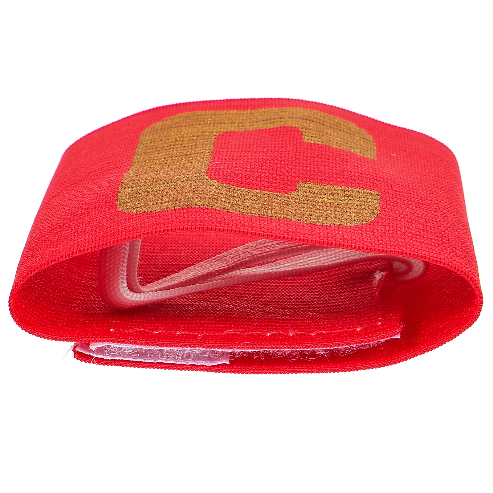 

1 pcs Adjustable Captain Armband Football Soccer Sports Arm Band Red Elastic Wear-Resistant For Youth Sports Football