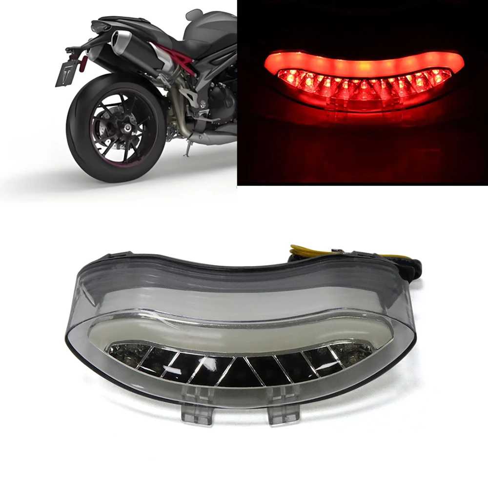 For Speed Triple 1050 2011-2015 Daytona 675 2005 -2010 2006 2007 2008 2009 Moto LED Turn Signal Tail Light Taillight