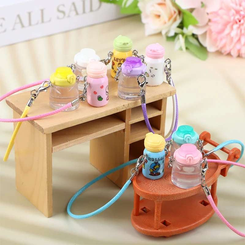 1Pc 1:12 Dollhouse Miniature Kettle Water Cup Insulation Cup Model Kids Pretend Play Toys Doll House Accessories