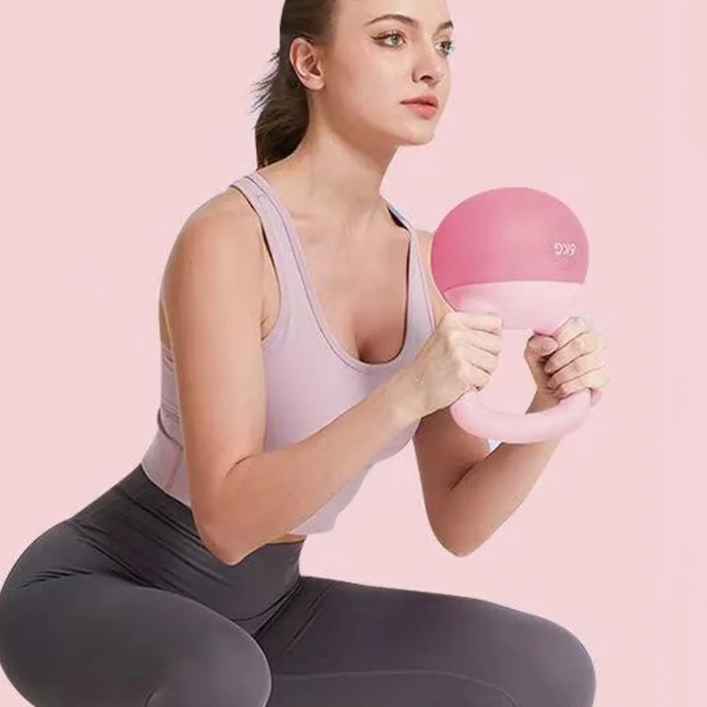 جرس غلاية ناعم للياقة البدنية، تمارين تدريب القوة الآمنة، أجراس غلاية متعددة الوظائف، دمبل احترافي محمول