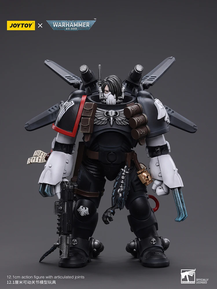 JOYTOY Warhammer 40k 1/18 Actiefiguren Raven Guard Chapter Master Kayvaan Shrike - afbeelding 2