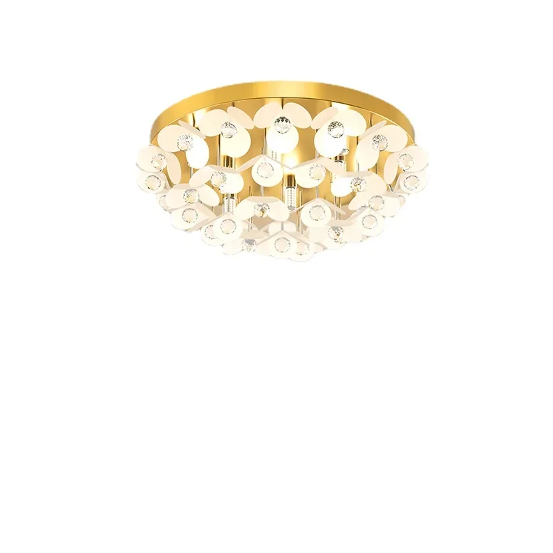 

Light Luxury Led Ceiling Light Modern Creative Living Room Bedroom Warm and Romantic Petal Decorative Lights Indoor Lighting