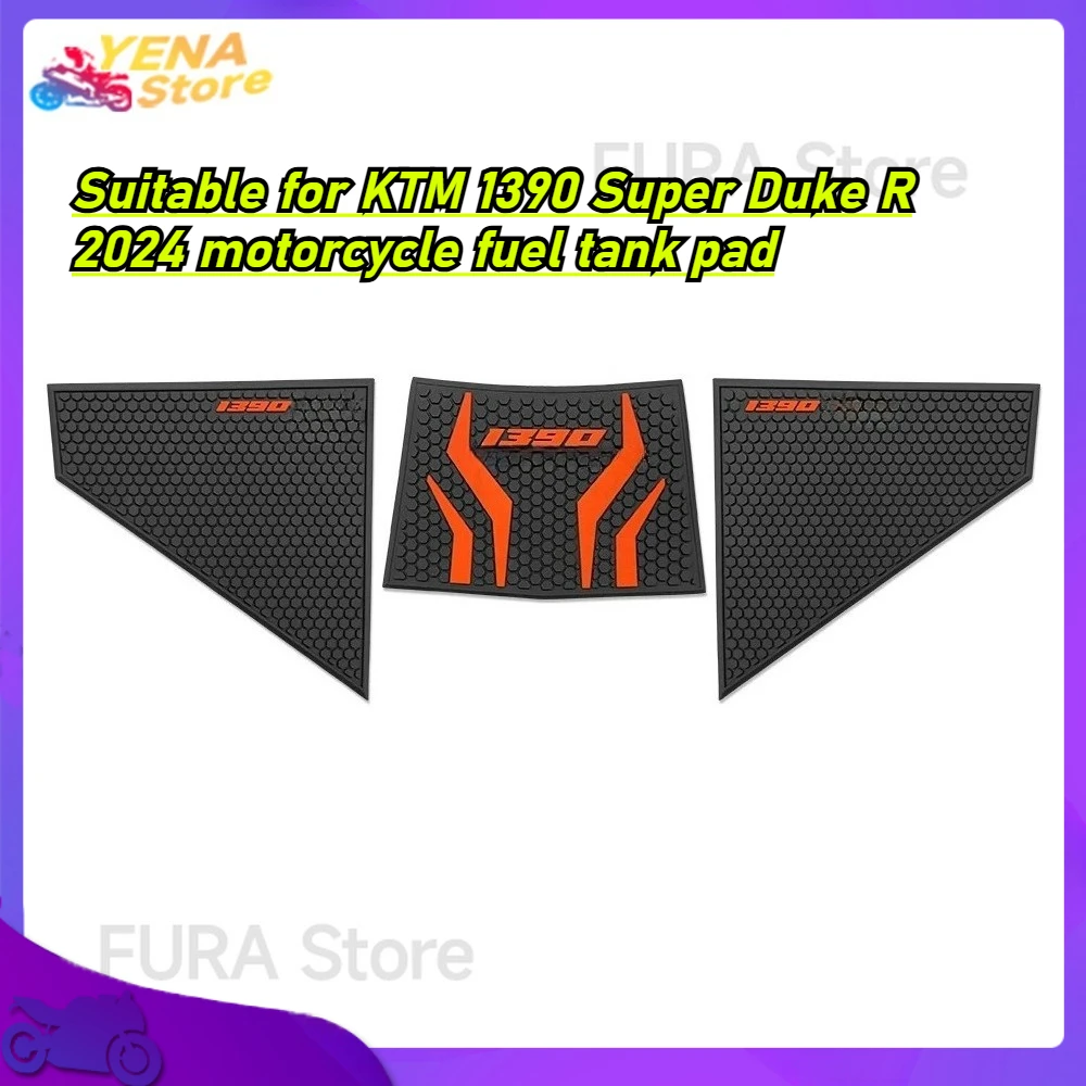 

Suitable for KTM 1390 Super Duke R 2024 motorcycle fuel tank pad, fuel tank protection sticker, fuel tank knee guard