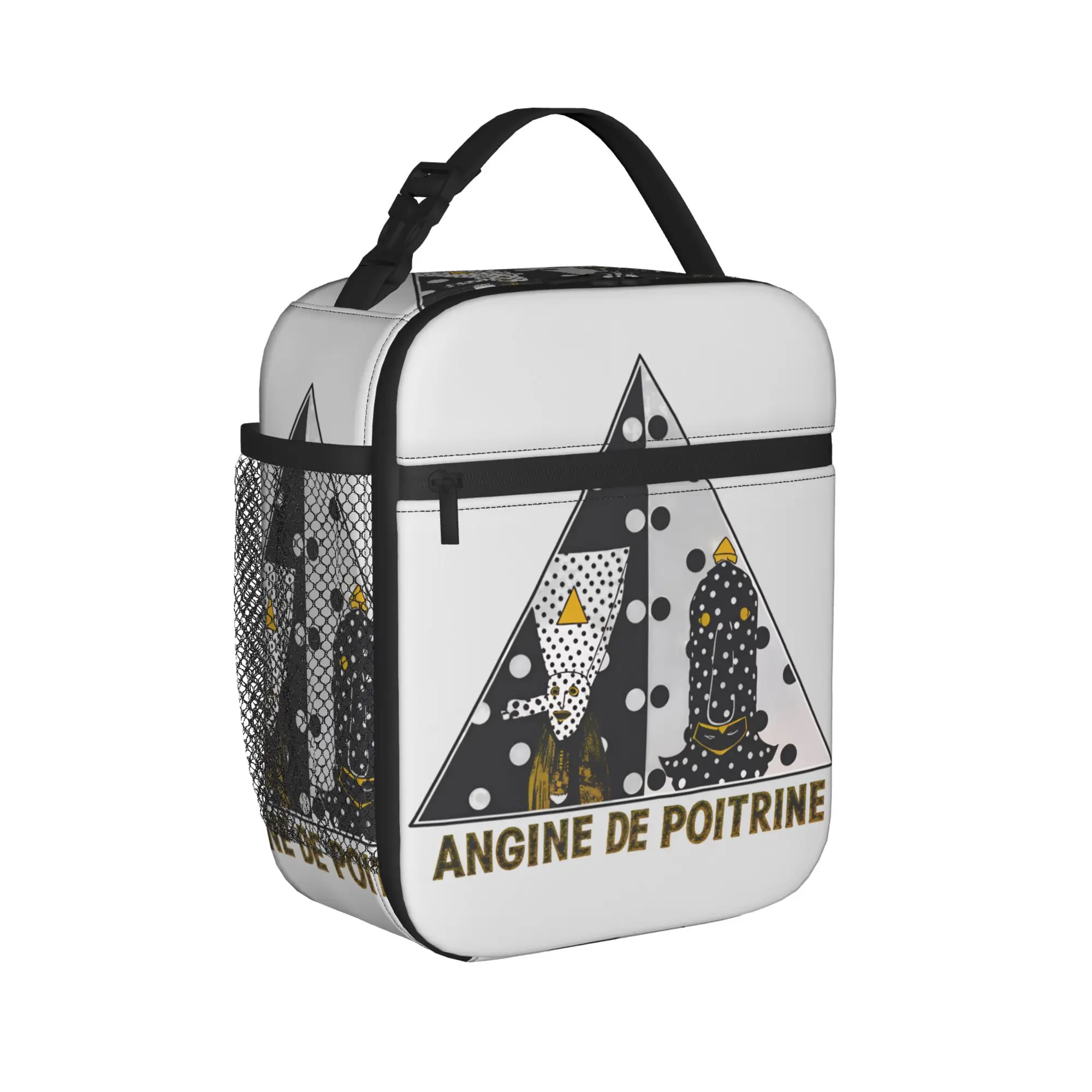 

Angine De Poitrine Lunch Bag Rock Band Convenient Lunch Box Adult Picnic Custom Cooler Bag Fashion Oxford Thermal Lunch Bags
