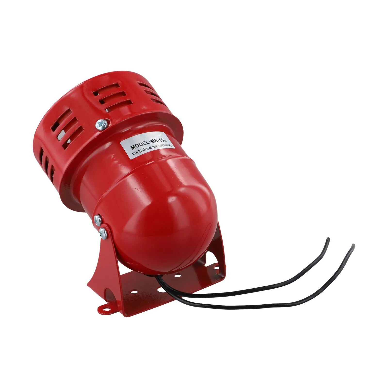 Electric Siren Motor Alarm AC220V 10000 Rpm Motor Speed 220V Voltage Continuous Alarm Sound Fixed Base Installation