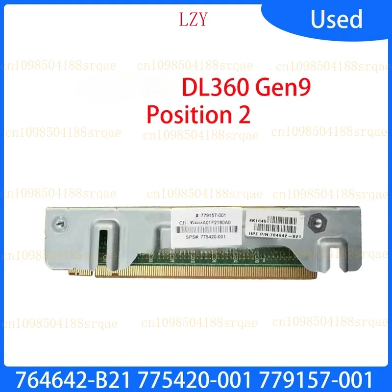 

95 новый 764642-B21 для ProLiant DL360 Gen9 G9, вторичная плата PCIe Riser Cage 775420-001 779157-001, 2-позиционная карта расширения PCIE