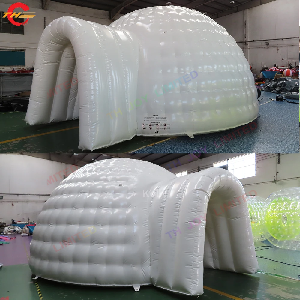 Free Shipping Inflatable Dome Tent Pvc Tarpaulin Giant Air House Igloo Marquue Events Tent for Sale