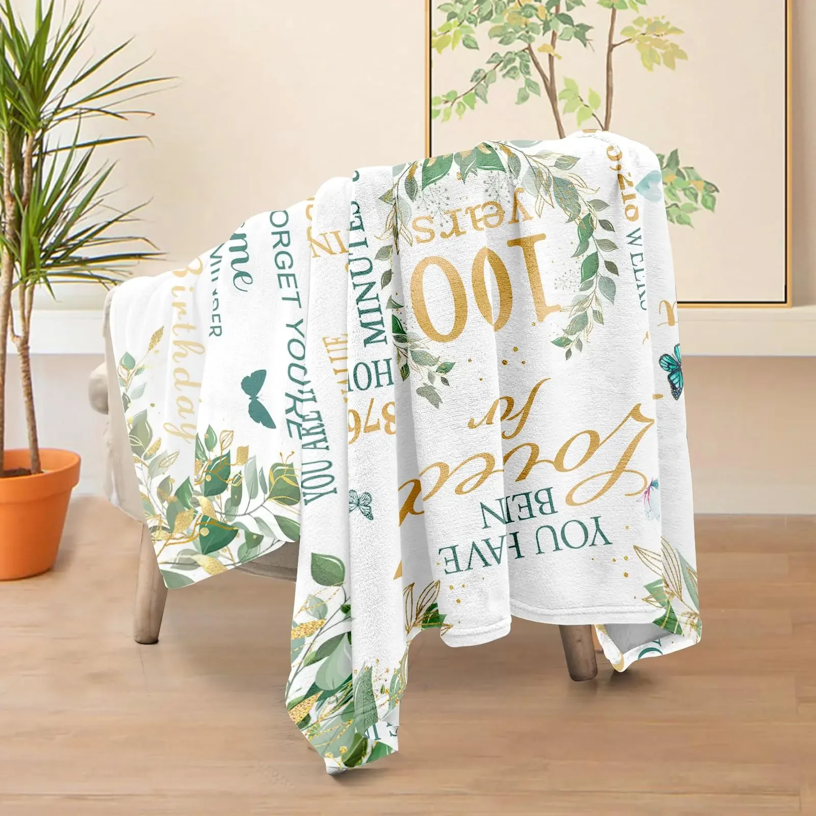 Best Gift Blanket, 100th Birthday