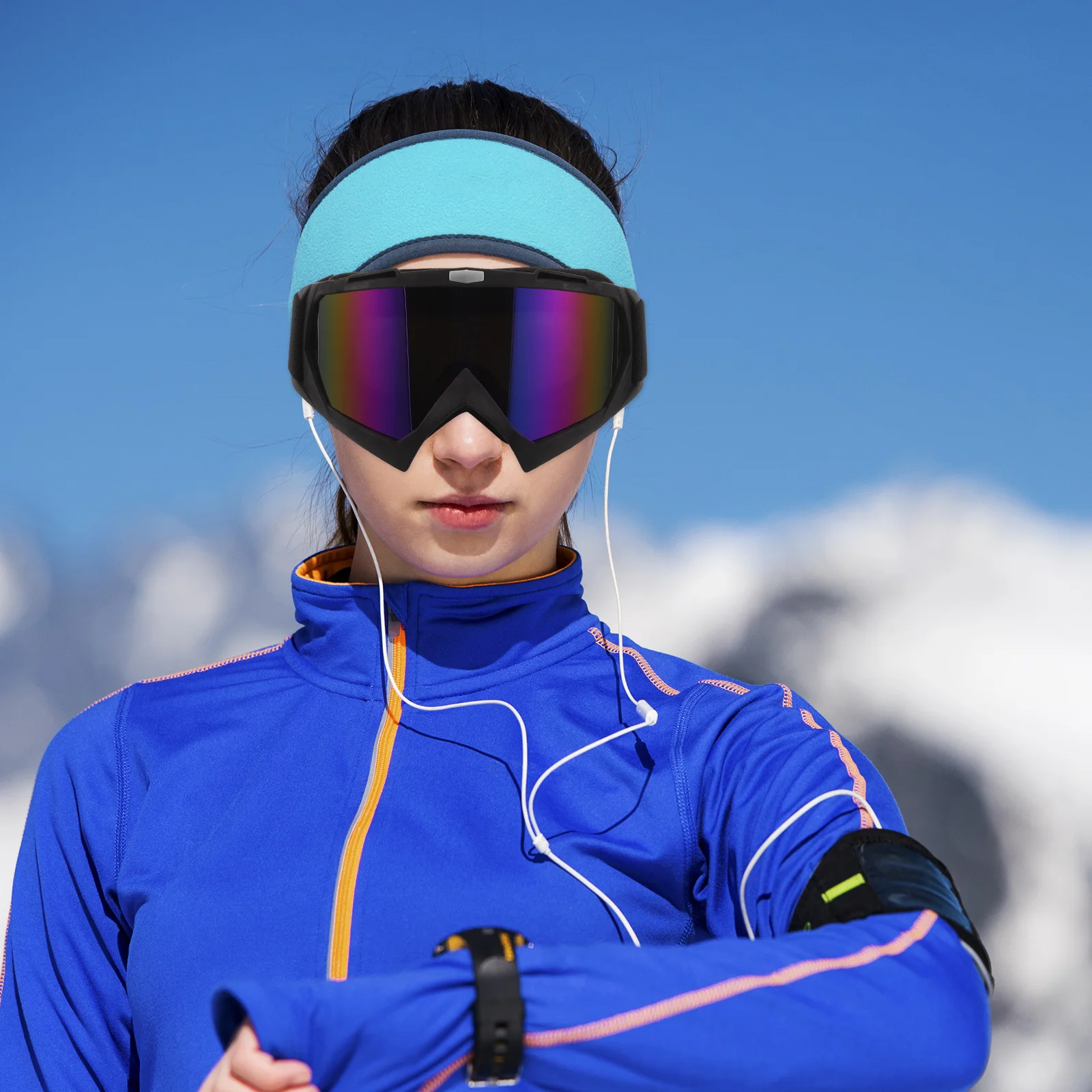 

Motorcycle Goggles Vintage Design Wind Sand Protection Adjustable Strap for Various Helmets Eye Protection Gear