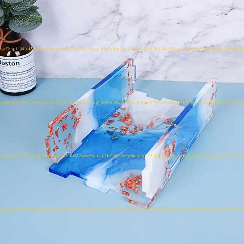 

15YC Epoxy Mold Jewelry Storage for Case Holder Mold Make Candles Candy Chocolate Soap Embellishments Comfortable Texture