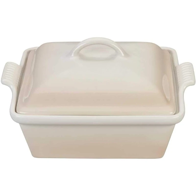 

Covered Square Casserole, 2.5 qt. (9"), Meringue