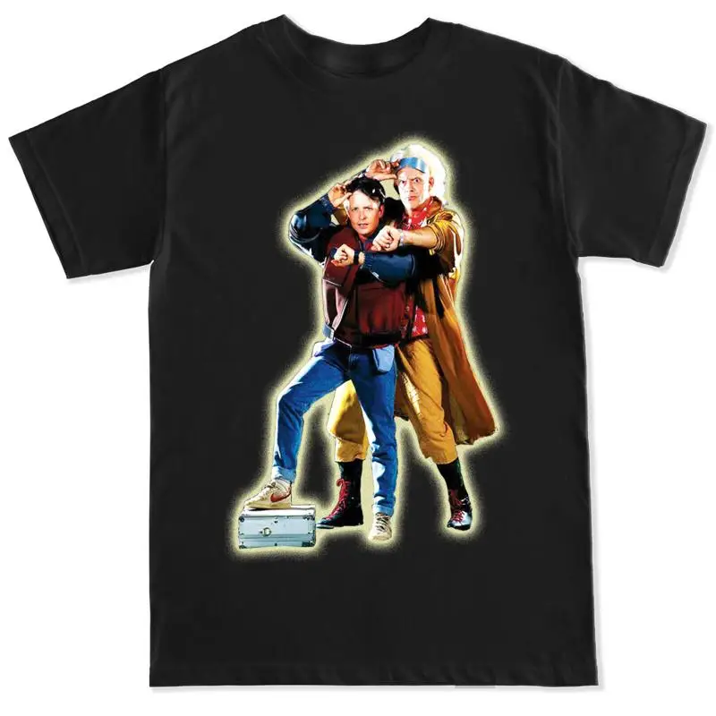 MCFLY FUTURE 1980S 80S MOVIE FUNNY COMEDY FLY RETRO FILM CLASSIC MENS  T shirt