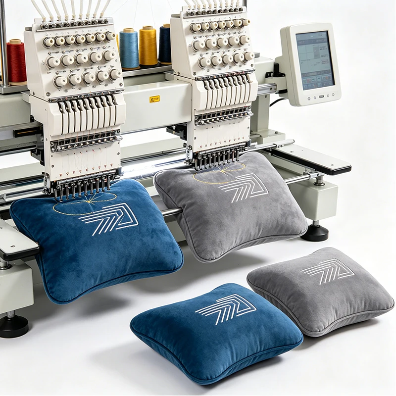 Commercial Embroidery Machine Automatic Computerized Multi Needle for Hat Cap Shirt Jacket Logo Production Work