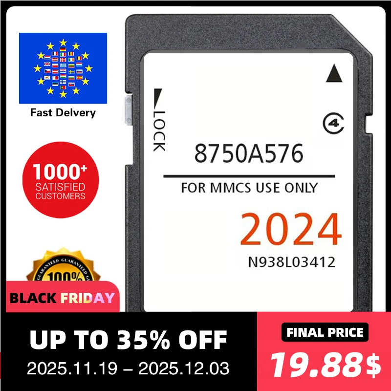 

16 ГБ SD-карта 8750A576 Обновление карты Великобритании и ЕС W-18 MMCS Мультимедиа для Mitsubishi ASX/L200/Lancer/Outlander/Outlander PHEV Автомобильный GPS