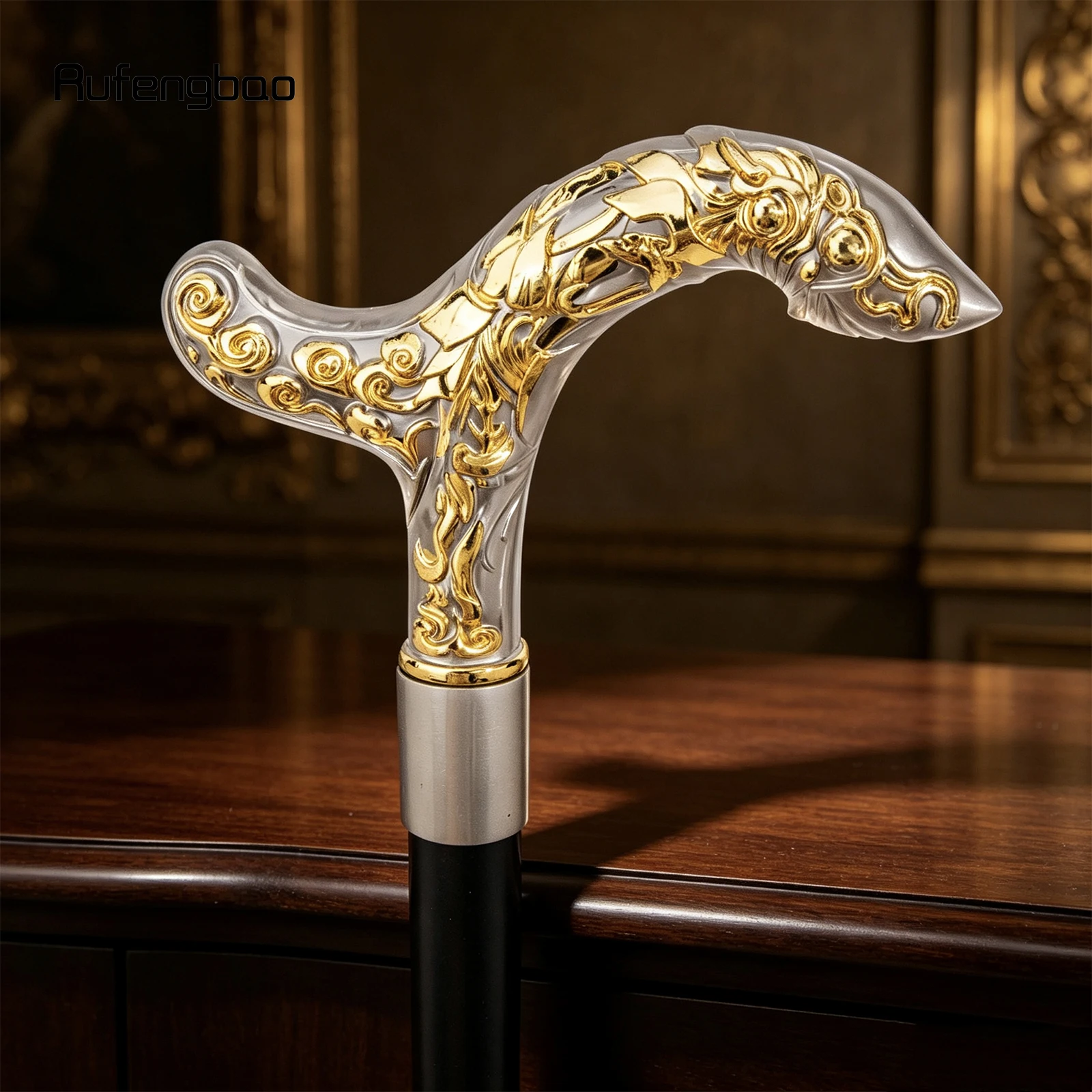 Yellow White Flower Vine Stick Decorative Vampire Cospaly Vintage Party Fashionable Cane Crosier 94cm Performance Stage Cane