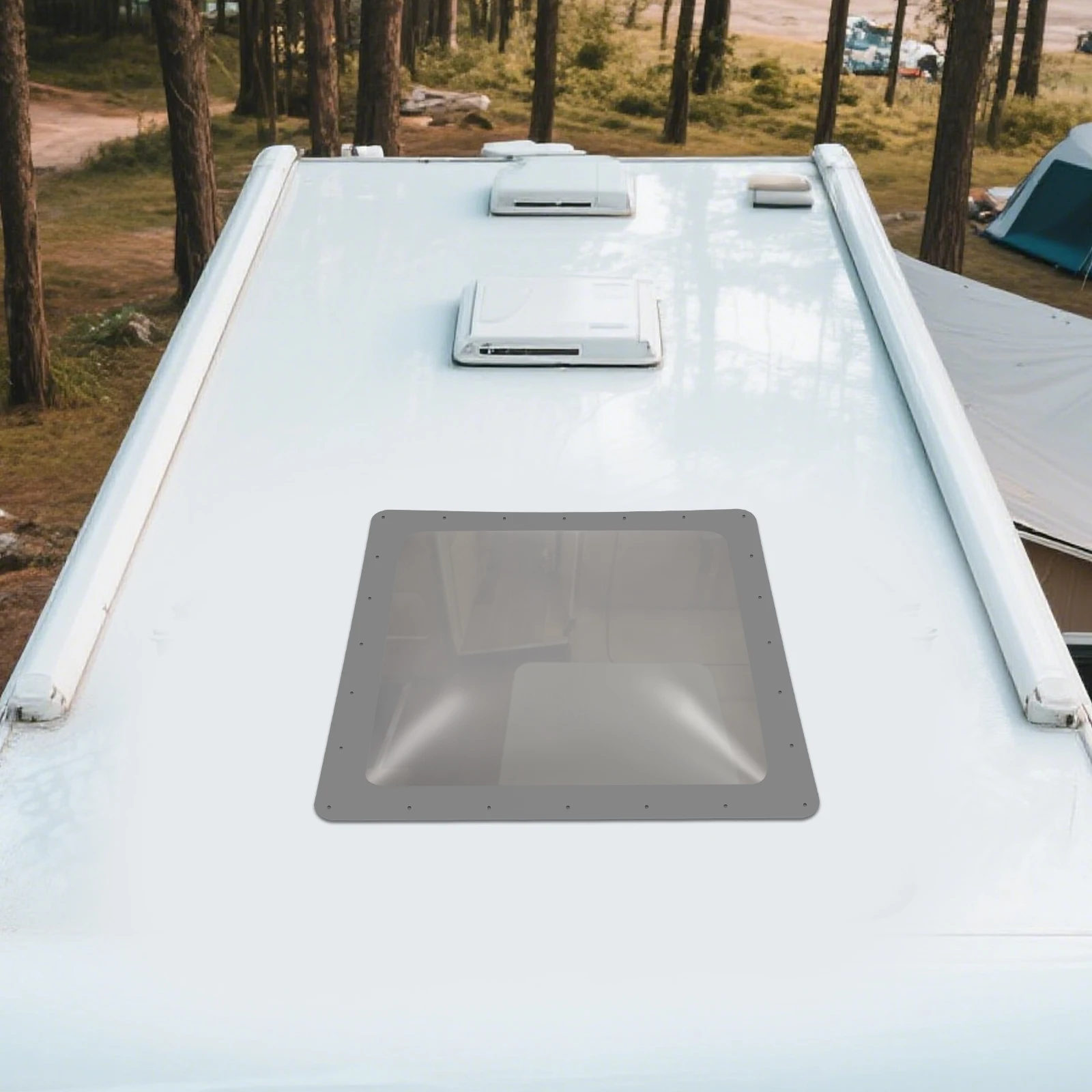 Lucernario per camper da 26 * 26 pollici Cupola esterna Lucernario per camper universale resistente ai raggi UV Lucernario per camper resistente all'usura