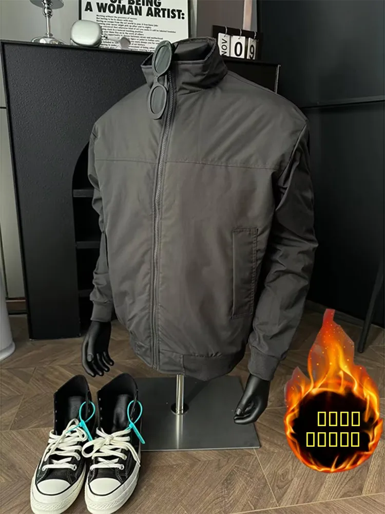 

Мужская зимняя утепленная куртка GTLA Flight Jaet из хлопка с американским воротником-стойкой, теплая повседневная верхняя одежда