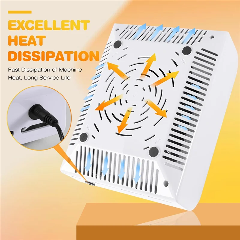 ABKR-Professional Collector Machine Powerful Dust Collector Manicure Pedicure Tool US US Plug