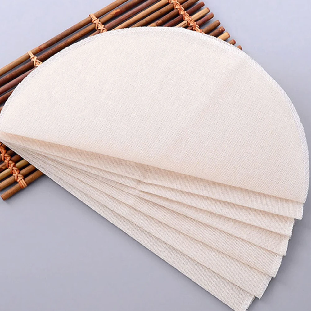 

10pcs Cloth 38cm Cotton Cage Steamer Home Steaming Cloth Cotton Round Liner Reusable Pad Kitchen Home Supplies Non-stick