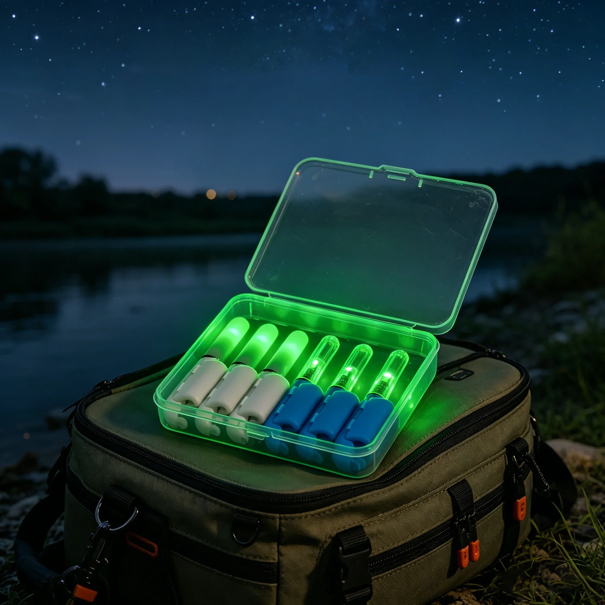 6Pcs LED Fishing Rod Tip Light Night Glow Bite Alarm Luminous Fish Rod Indicator Outdoor Fishing Accessories gallery 4