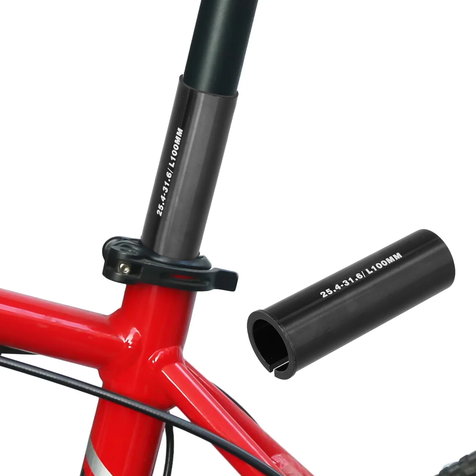 

Bicycle SeatPost Sleeve Adapter Converter Extended Reducing Sleeve 25.4mm To 31.6 28.6mm 27.2mm Adapter SeatPost Reducing Sleeve