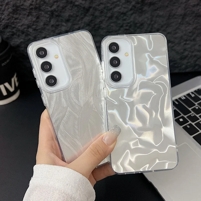 Luksusowe etui laserowo matowane do Samsung Galaxy S26 S25 S24 Ultra S23 S24 FE A57 A17 A55 A15 A16 A35 A25 A56 5G, twarde etui na telefon z PC
