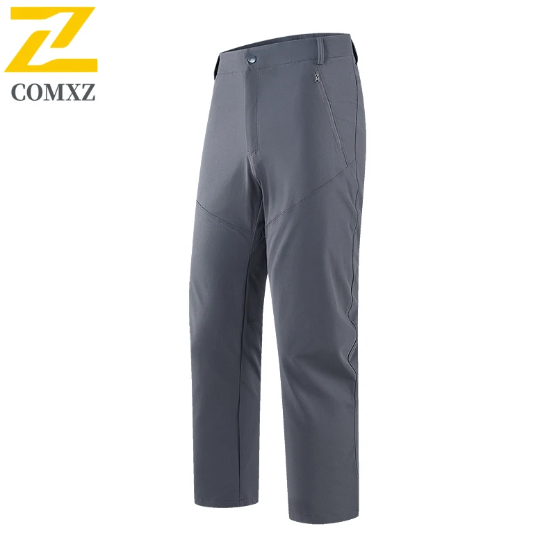 COMXZ Charge Pants Couple 2025 Outdoor Sports Windproof Waterproof Elastic Work Pants Leisure Mountain Camp Hiking Charge Pants