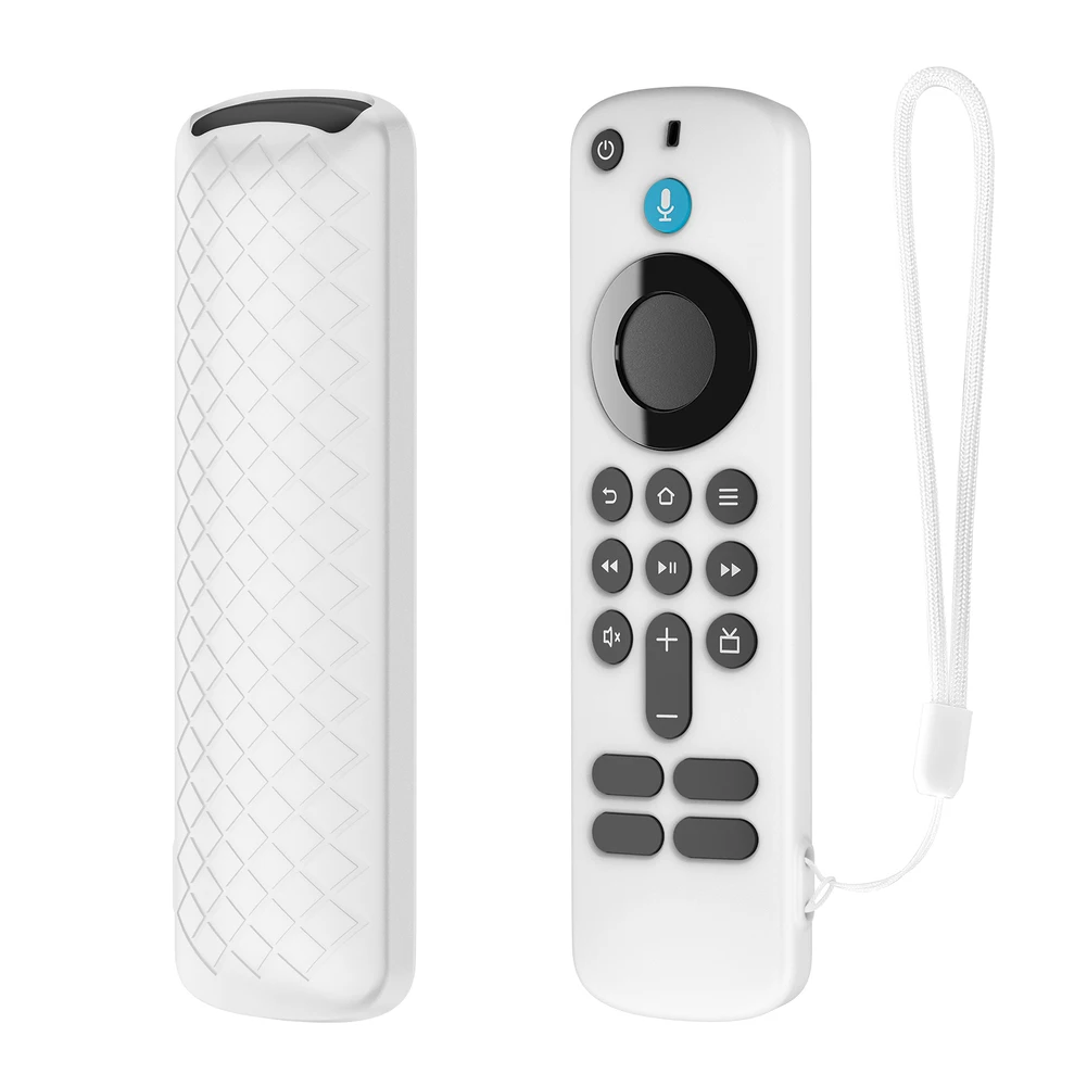 Shockproof Silicone Cover for Fire TV 4K HD Voice Remote with Textured Grip and Button Accessibility Newest Model