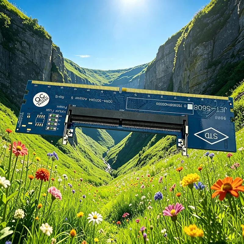 NEW Laptop SO DDR4 RAM to Desktop DDR4 Adapter Card Memory Tester SO DIMM 4 to DDR4  U-DIMM Converter Riser Board for Desktop PC