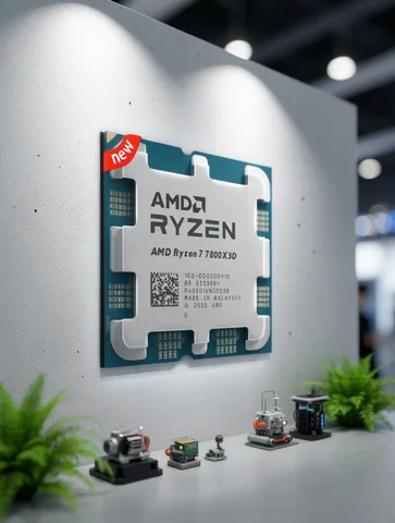 AMD Ryzen 7 7800X3D CPU, R7 7800X3D, 5.0GHz, 8-Core,16-Thread,5NM,96M,100-100000910 Socket AM5 New Tray Without Cooler