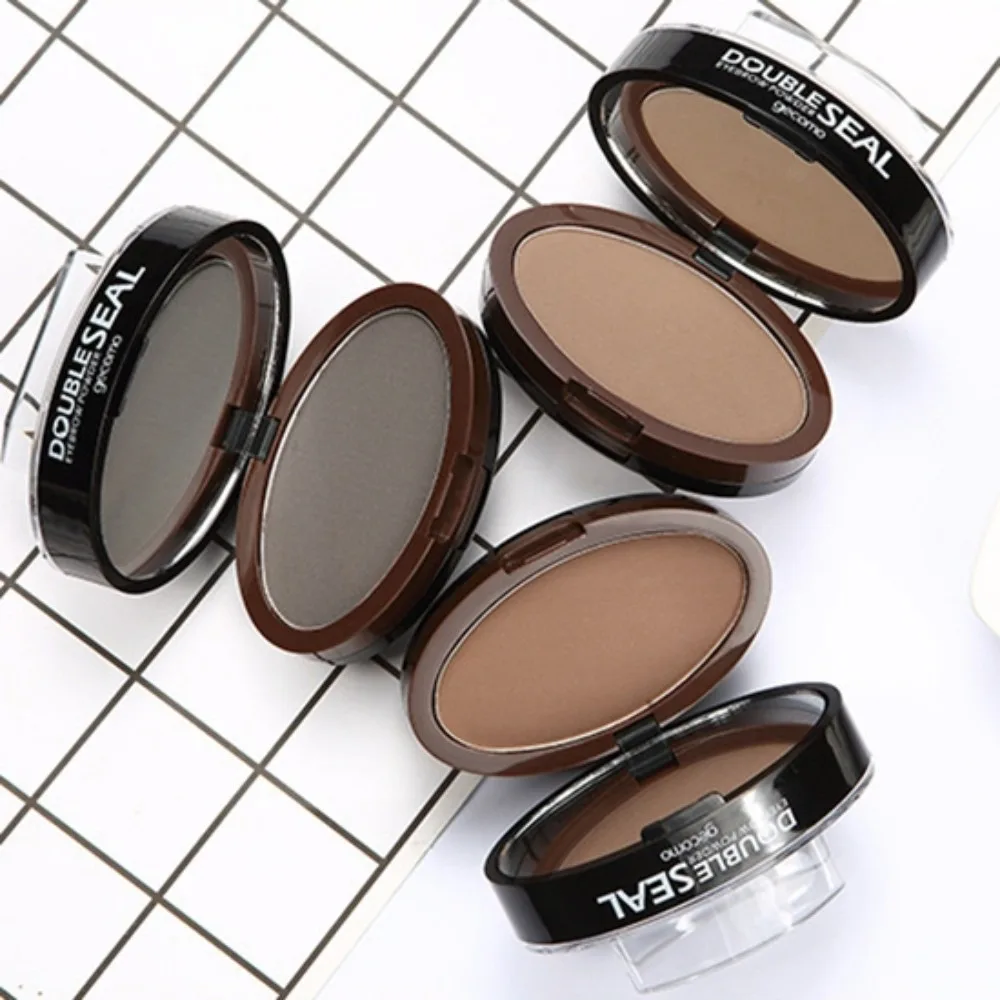 Perfect Shape 2 Colors Eyebrow Seal Stamp Long-Lasting Natural Eyebrow Powder Stamp Waterproof Setting Lazy Person Brow Stamps