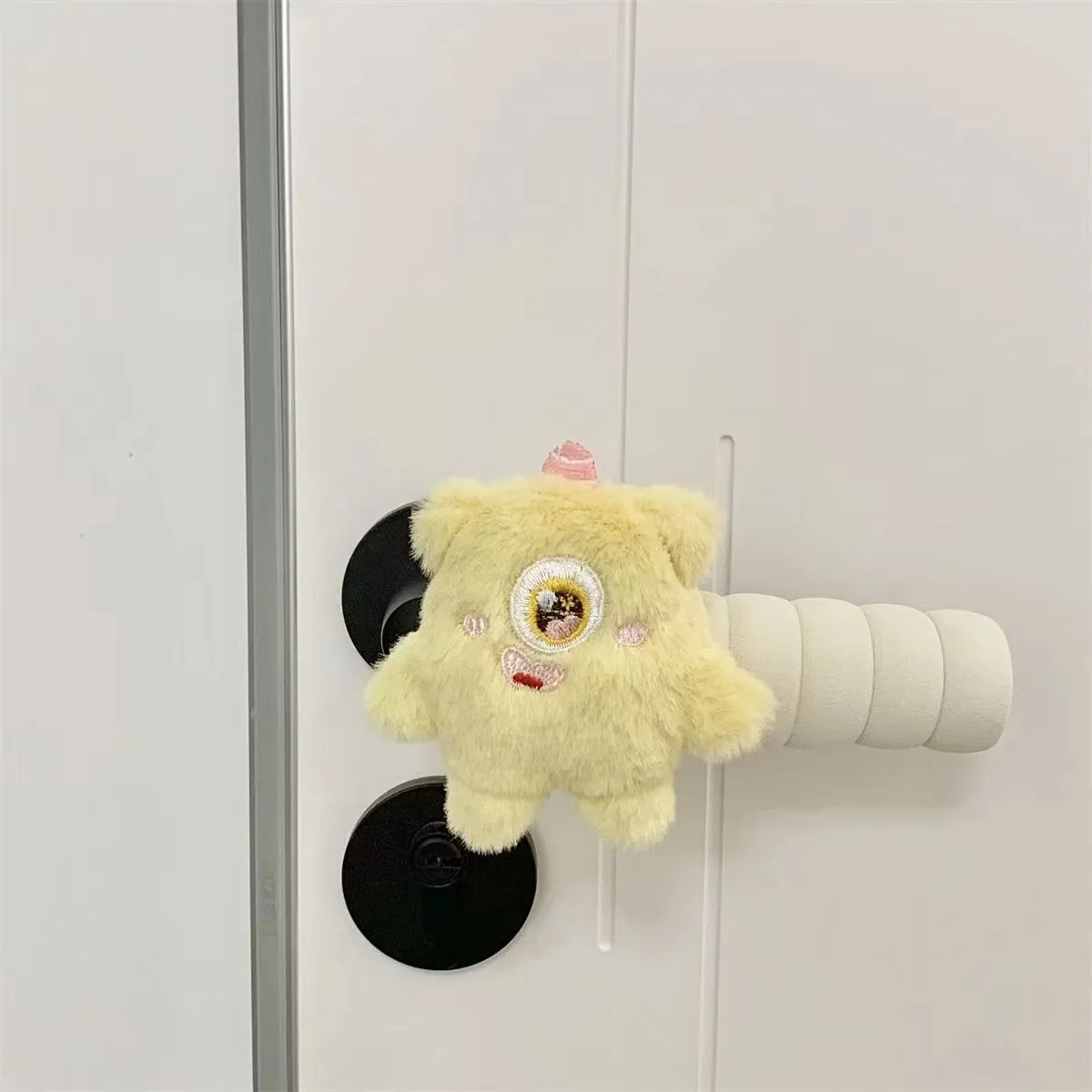 Cute Cartoon Little Monster Doorknob Gloves Anti-collision Anti-bump Bedroom Door Decorative Doorknob Protective Cover