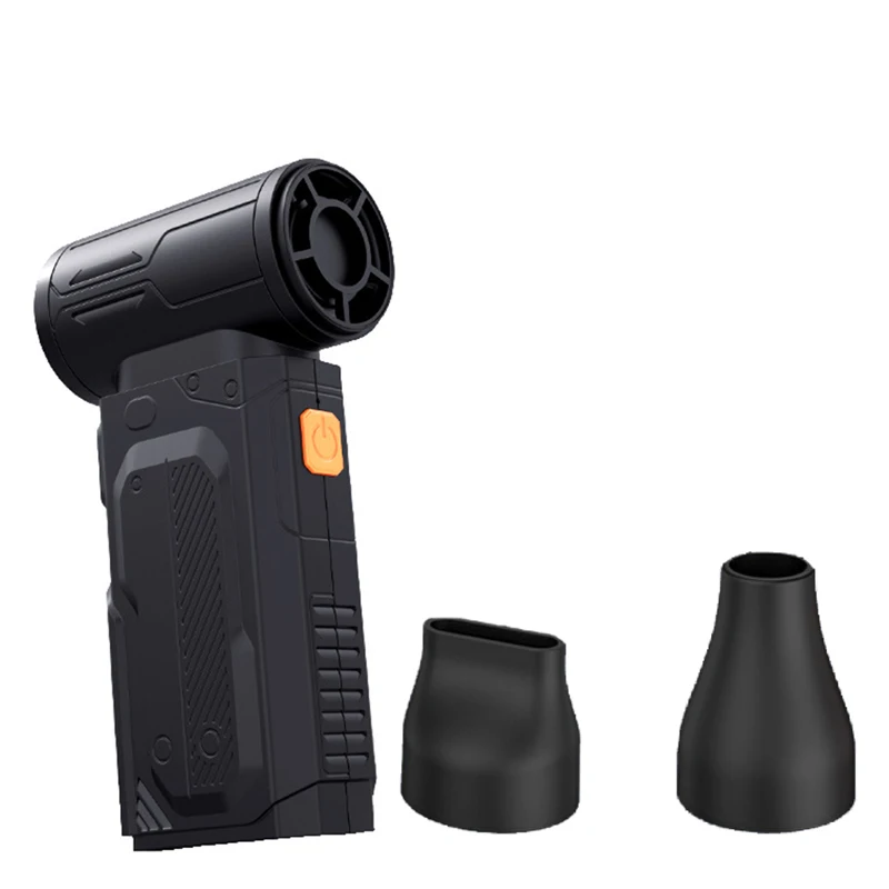 130000 RPM Mini-Turbo-Jet-Lüfter, bürstenloser Hochgeschwindigkeitsmotor, elektrischer Luftzerstäuber, einstellbare Windgeschwindigkeit, gewalttätig, mit 2 Düsen