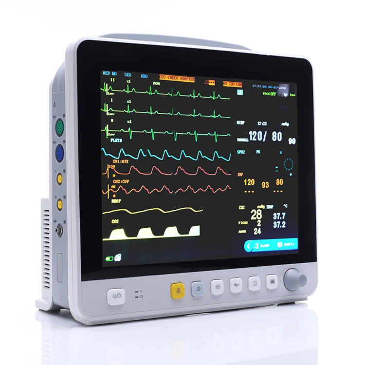 Medical Equipment Multiparameter Patient Monitor 12 inch Cardiac Monitor  Center Monitoring System