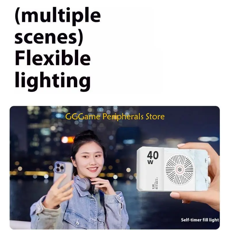 U55B Pocket Led-licht Videolamp Fotografielicht 2500K-9000K 120 stuks kralen 1/4 draad