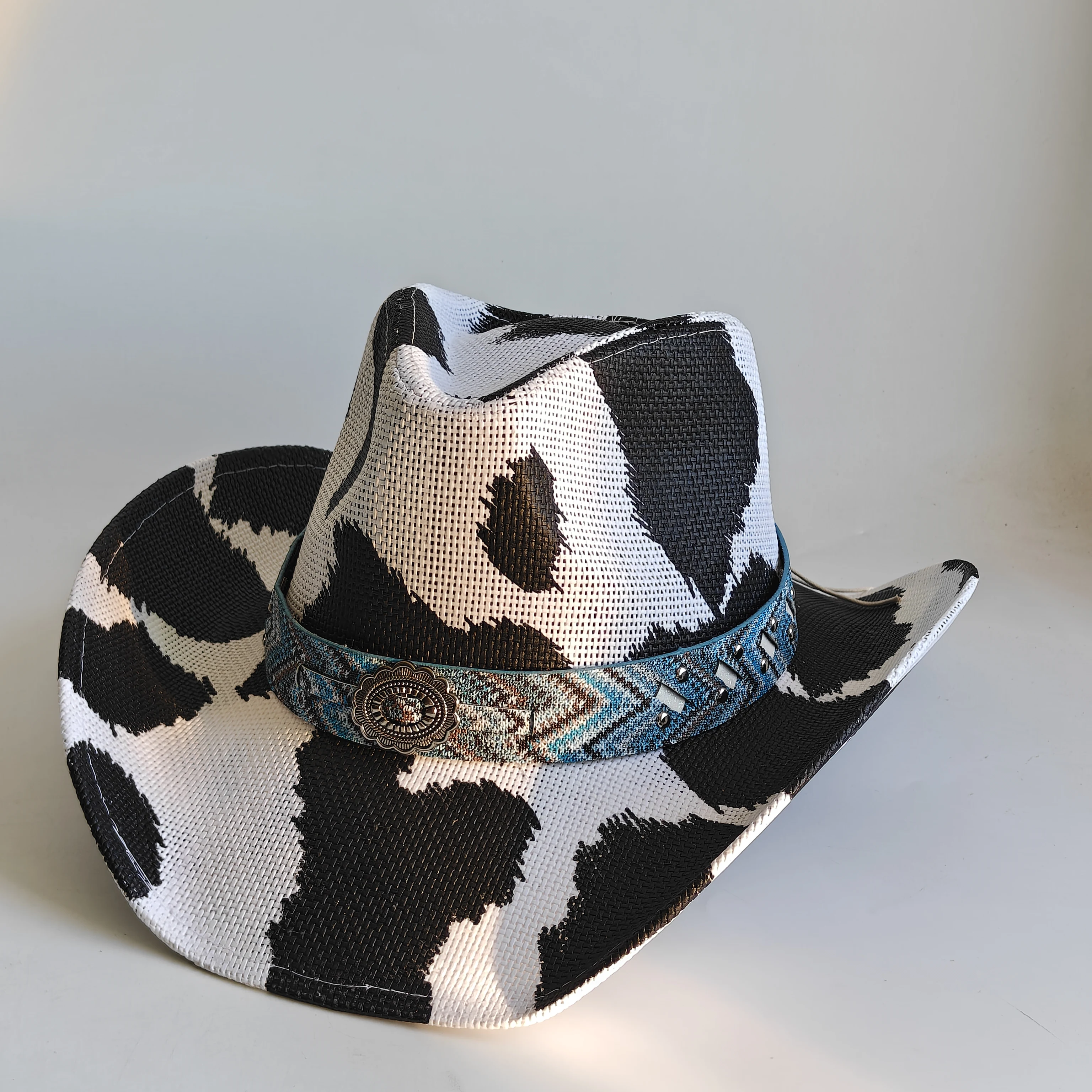 Vintage Cowboyhut mit Kuhfellm – Cowboy Hat Straw Bewertung und Preis
