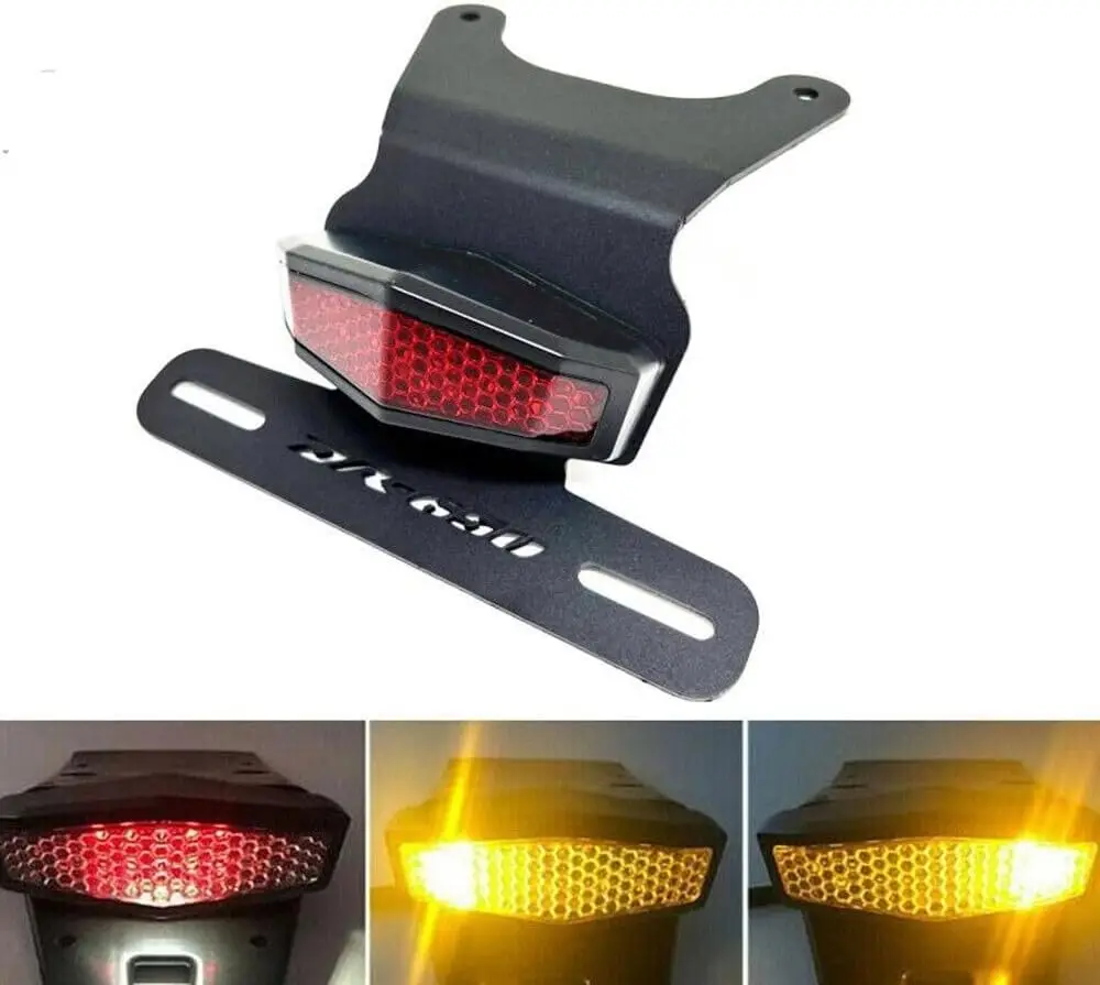 Rear Fender Eliminator Tail Tidy LED Integrated Tail Brake Light Turn Signal Blinker Kit For DR650 650S/SE 1996-2024