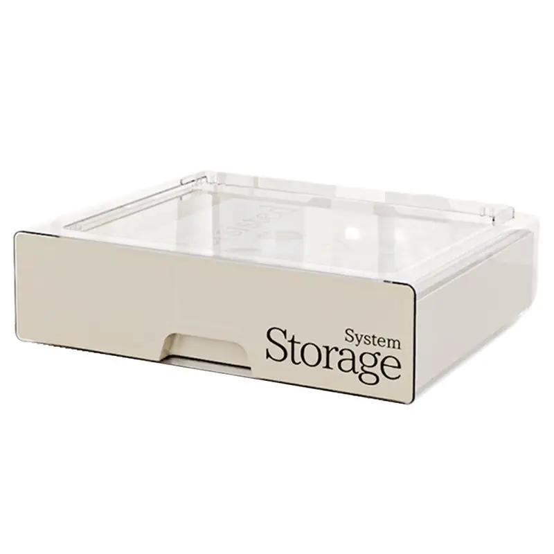 

AC23-Multifunctional Cosmetic Storage Box High-End Feel Dust-Proof Drawer Transparent Storage Large Capacity A