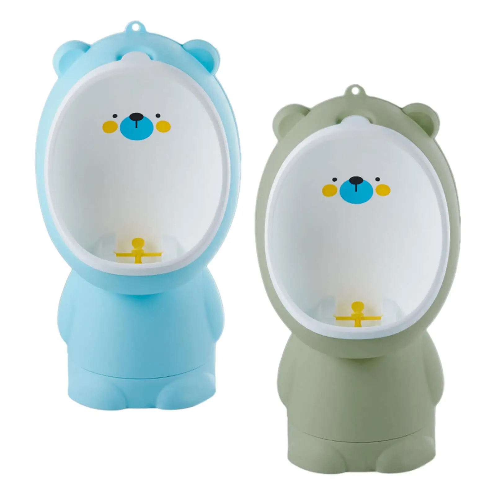 Standing Potty Adjustable Height with Aiming Target Cute Bear Potty Trainer