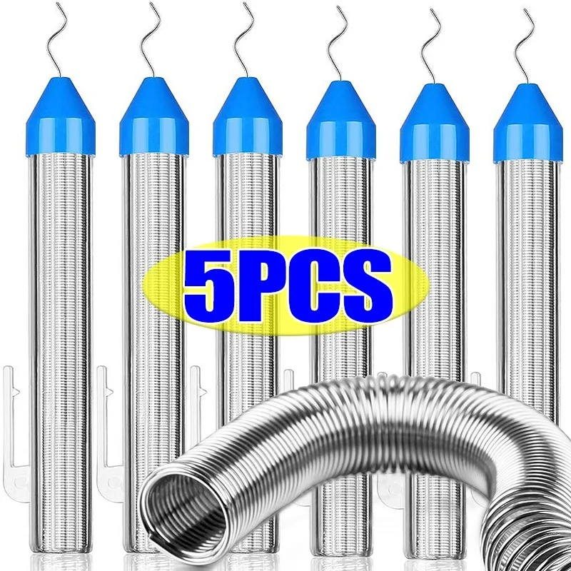 5/1Pcs Lead Free Solder Wire Tin Pen Portable Tube Mounted Solder Wire Easy Melt Silver Universal Cored Weld Repair Tools 0.8mm