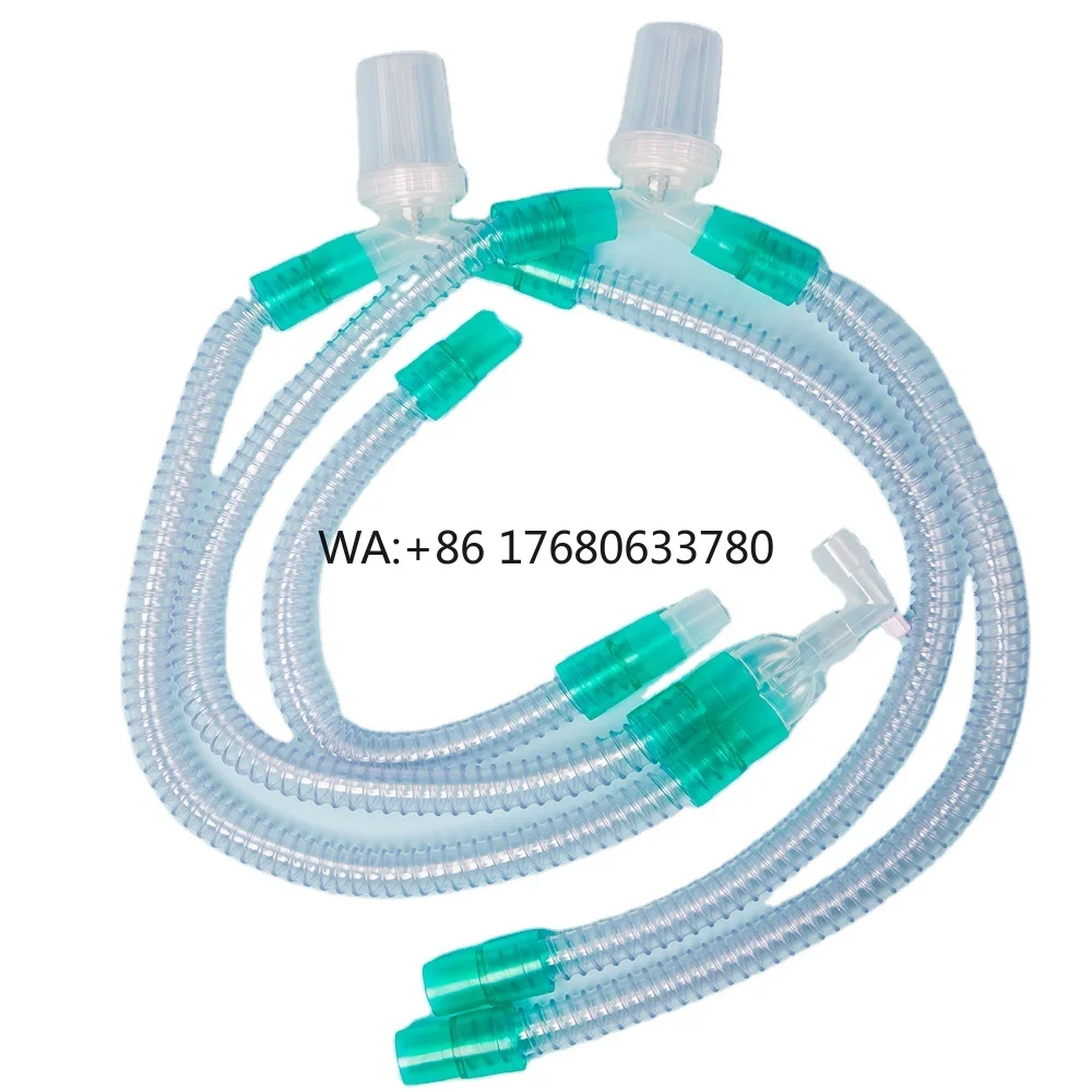 circuit-respiratoire-en-pvc-tube-d'anesthesie-circuit-de-respiration-en-silicone-circuits-jetables-sans-fil-chauffant