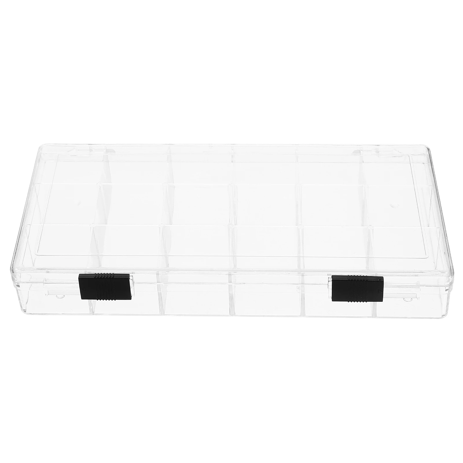 

Jewelry Storage Box Organizer Plastic Small Boxes Bead Containers Transparent Earrings Holder