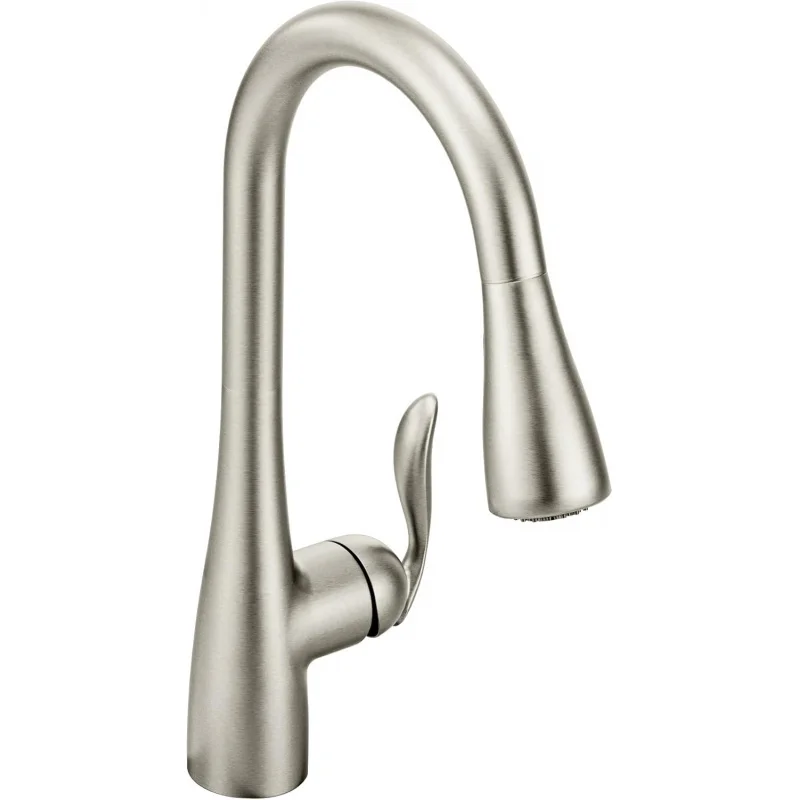 

Spot Resist Stainless Pull Down Kitchen Faucet – One-Handle, Docking, PowerBoost Fast Clean with Sprayer